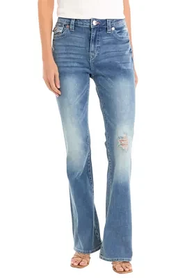 Becca Bootcut Flap Pocket Jeans