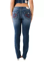 Women's Billie Ladder Stitch Straight Jeans