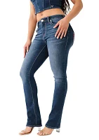 Women's Billie Ladder Stitch Straight Jeans