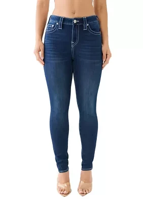 Women's Jennie Curvy Skiiny Indigo Super Stretch Jeans