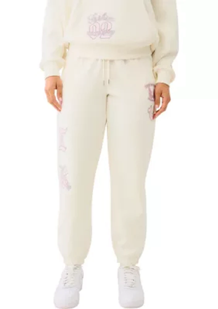 Women's Knit Jogger with Patches