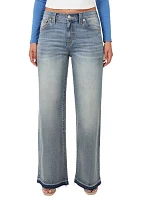 Leila Wider Leg Denim Jeans