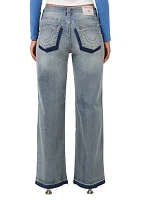 Leila Wider Leg Denim Jeans