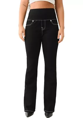 Women's Becca Bootcut Pull On Denim Jeans