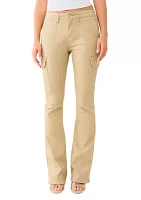 Cargo Pocket Boot Cut Pants