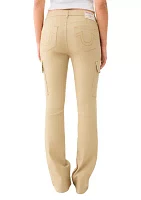 Cargo Pocket Boot Cut Pants