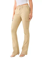 Cargo Pocket Boot Cut Pants