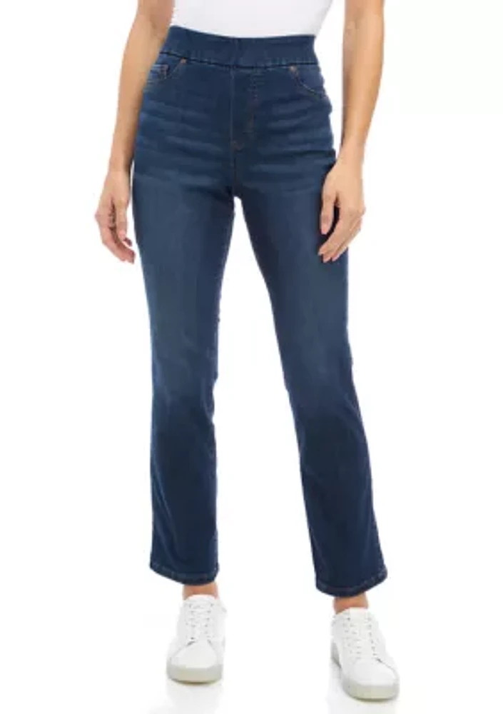 Petite Pull On Denim Jeans