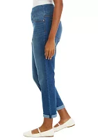 Women's Roll Cuff Cropped Jeans