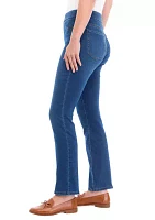 Women's Knit Pull On Denim Pants