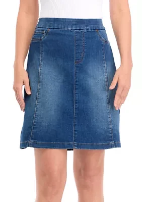 Women's A-Line Denim Skirt