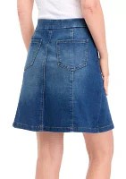 Women's A-Line Denim Skirt