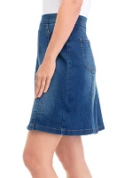 Women's A-Line Denim Skirt