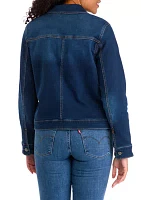 Women's Knit Denim Jacket