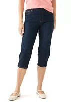 Women's Denim Capri Pants