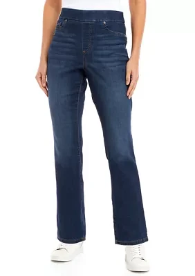 Women's Pull On Denim Jeans - Short