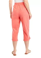 Women's Sheeting Cropped Pants