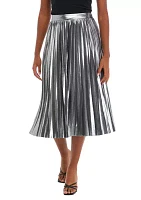 Petite Sunburst Pleated Skirt