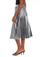 Petite Sunburst Pleated Skirt