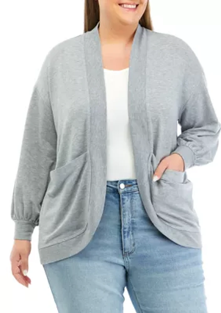 Plus Slouchy Cardigan