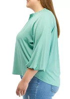 Plus Peasant Top