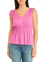 Women's Tie Shoulder Tank