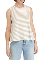 Women's Sleeveless Stripe Tank Top