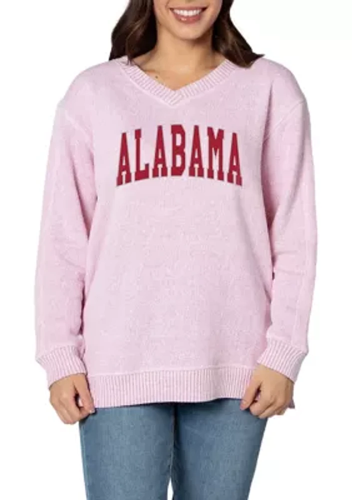 NCAA Alabama Crimson Tide Comfy V-Neck Tunic Pullover