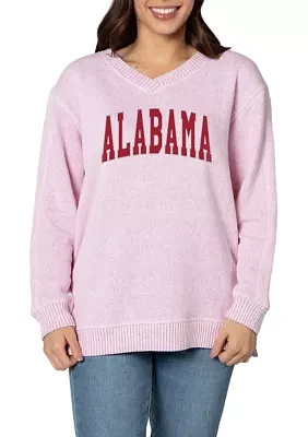 NCAA Alabama Crimson Tide Comfy V-Neck Tunic Pullover