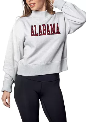 NCAA Alabama Crimson Tide Mock Neck Pullover