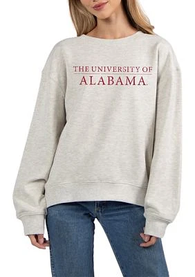 NCAA Alabama Crimson Tide Old School Crew Neck Sweatshirt