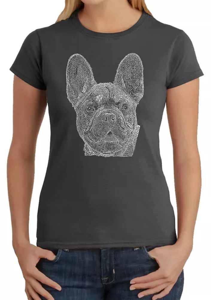 Belk Women's Word Art Graphic T-Shirt - French Bulldog | The Summit