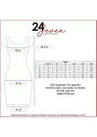 Faux Wrapover Maternity Dress with Cap Sleeves