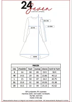 Women's Long Sleeve Knee Length Skater Dress