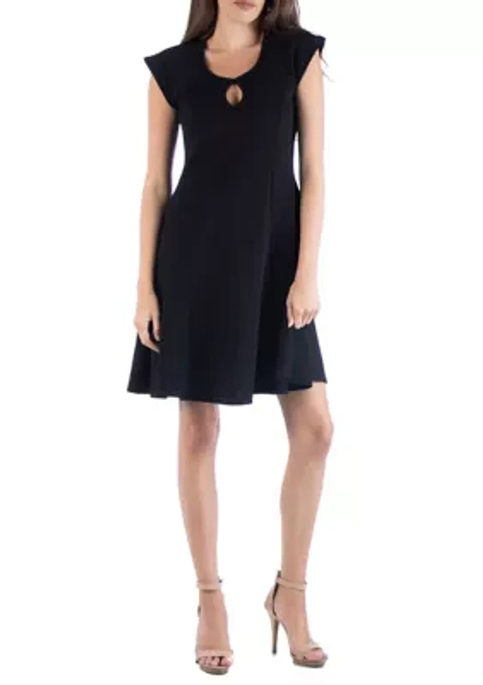 Women's Scoop Neck A-Line Dress