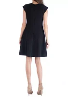 Women's Scoop Neck A-Line Dress