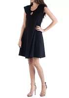 Women's Scoop Neck A-Line Dress