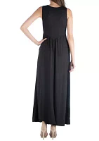 Women's V-Neck Maxi Dress