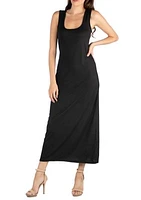 Women's Scoop Neck Maxi Dress