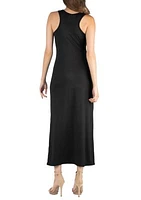 Women's Scoop Neck Maxi Dress