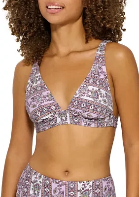 Women's Jerada Floral Longline Bralette Swim Top