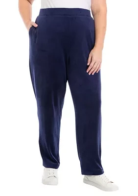 Plus Comfort Velour Pants