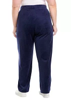 Plus Comfort Velour Pants