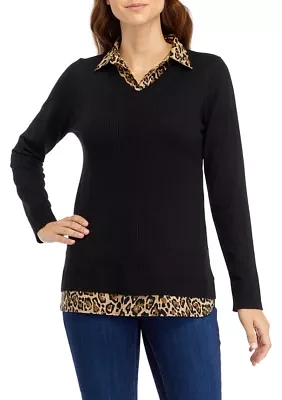 Women's Twofer Sweater