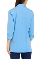 Women's Knit Utility Tunic Top