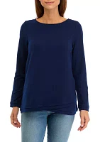 Women's Long Sleeve Knit Top