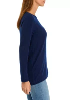 Women's Long Sleeve Knit Top