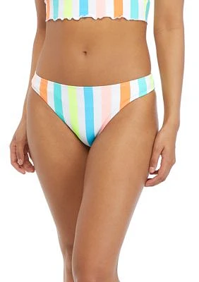 Striped Hipster Swim Bottoms