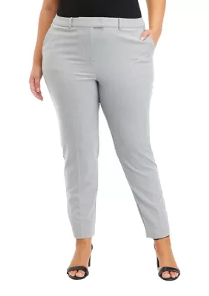 Plus Slim Cropped Pants