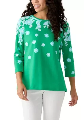 Petite Placement Print T-Shirt